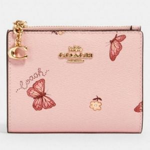COACH Pink Butterfly Wallet